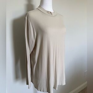Old Navy Top | Luxe Long Sleeve, Mock Neck Swing Shirt